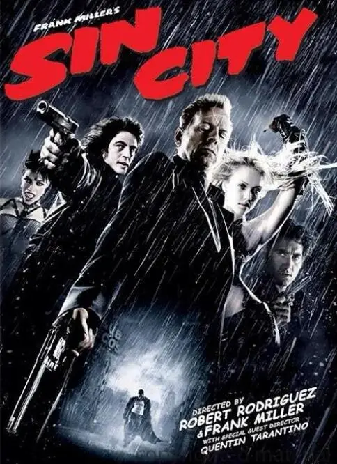 《罪恶之城》：黑白影像下的血色浪漫，硬汉与美女的末世挽歌